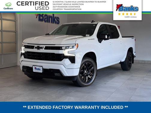 Summit White 2024 Chevrolet Silverado 1500 RST