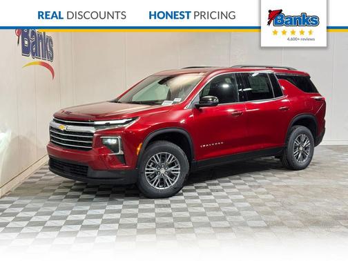 Radiant Red 2026 Chevrolet Traverse LT