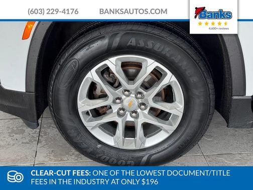 Summit White 2023 Chevrolet Traverse LS