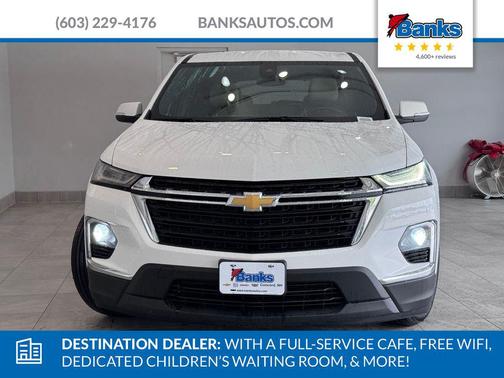 Summit White 2023 Chevrolet Traverse LS
