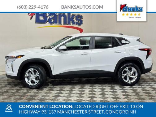 Summit White 2026 Chevrolet Trax LS