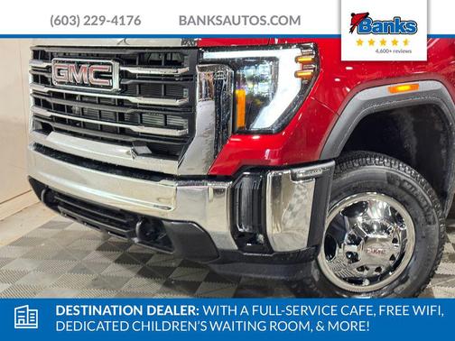 Volcanic Red 2026 GMC Sierra 3500 SLT