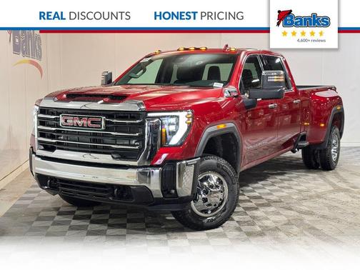 Volcanic Red 2026 GMC Sierra 3500 SLT