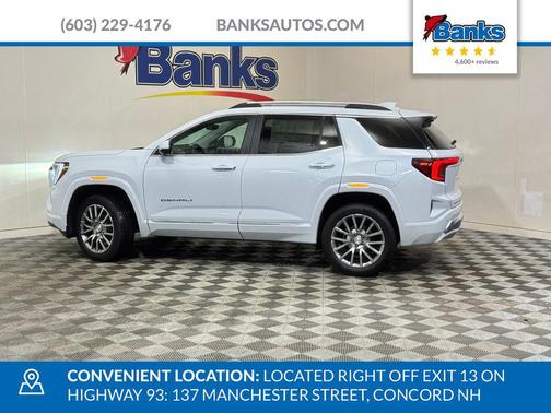 Glacier White Tricoat 2026 GMC Terrain Denali