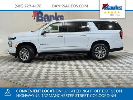 Polar White 2026 Chevrolet Suburban Premier
