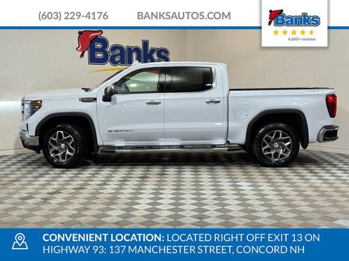 White 2026 GMC Sierra 1500 SLT