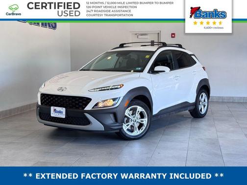 Lunar White 2023 Hyundai KONA SEL