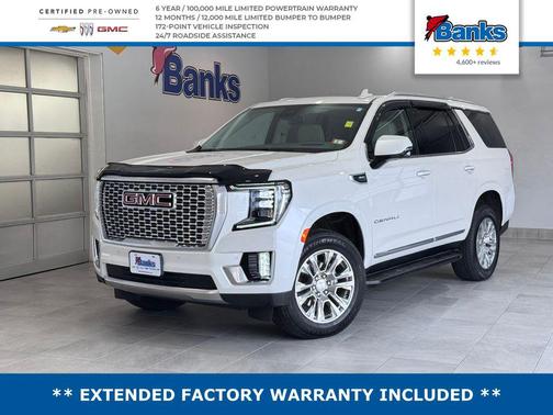 White Frost Tricoat 2024 GMC Yukon Denali