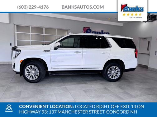 White Frost Tricoat 2024 GMC Yukon Denali