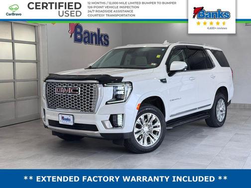 White Frost Tricoat 2024 GMC Yukon Denali