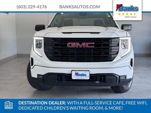 Summit White 2023 GMC Sierra 1500 Elevation