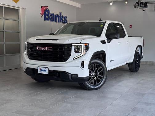 Summit White 2023 GMC Sierra 1500 Elevation
