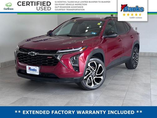 Crimson Metallic 2024 Chevrolet Trax FWD 2RS