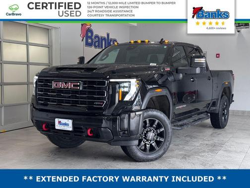 Onyx Black 2024 GMC Sierra 2500 AT4