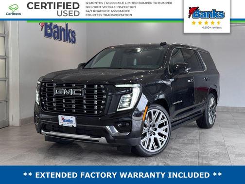 Onyx Black 2025 GMC Yukon Denali Ultimate