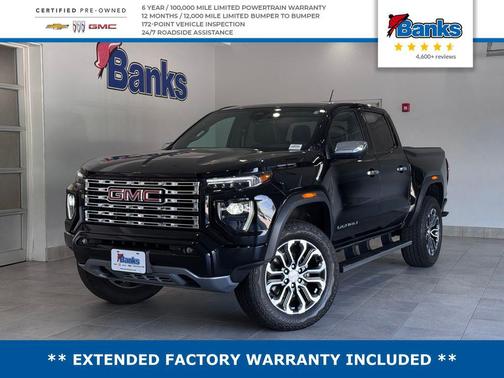 Onyx Black 2024 GMC Canyon Denali