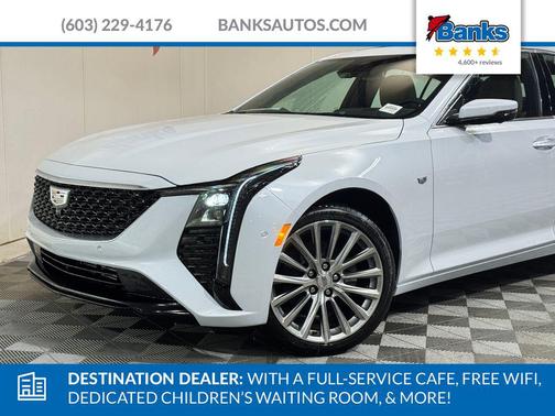 White 2026 Cadillac CT5 Premium Luxury