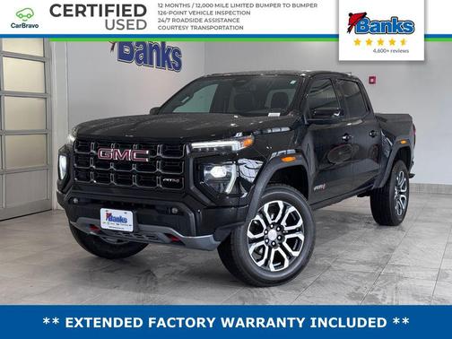 Onyx Black 2024 GMC Canyon AT4