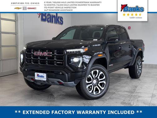 Onyx Black 2024 GMC Canyon AT4