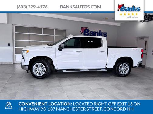 Summit White 2023 Chevrolet Silverado 1500 LTZ