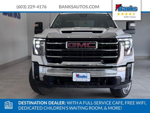 Summit White 2025 GMC Sierra 2500 SLE