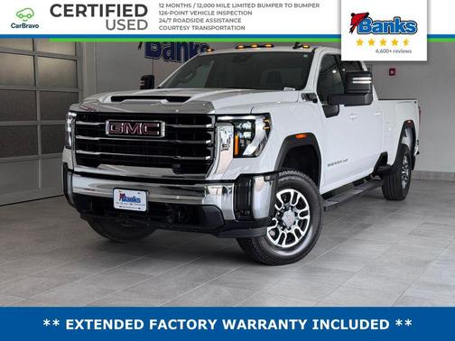 Summit White 2025 GMC Sierra 2500 SLE