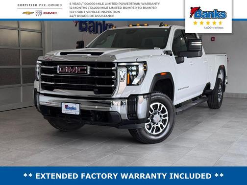 Summit White 2025 GMC Sierra 2500 SLE
