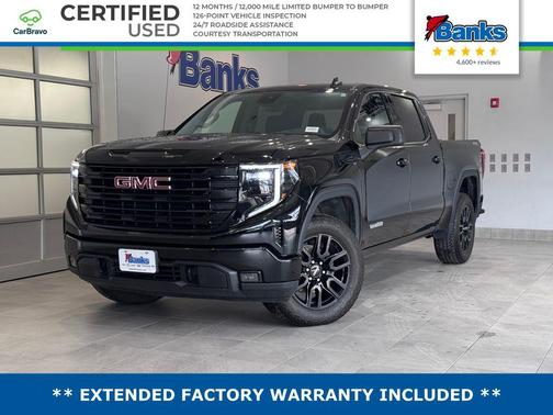 Onyx Black 2024 GMC Sierra 1500 Elevation