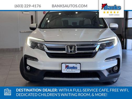 Platinum White Pearl 2021 Honda Pilot AWD EX-L