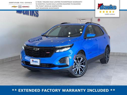 Riptide Blue Metallic 2024 Chevrolet Equinox AWD RS