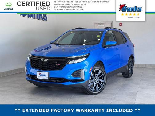 Riptide Blue Metallic 2024 Chevrolet Equinox AWD RS