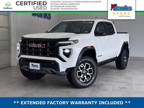 Summit White 2026 GMC Canyon AT4X
