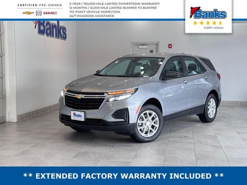 Sterling Gray Metallic 2024 Chevrolet Equinox LS