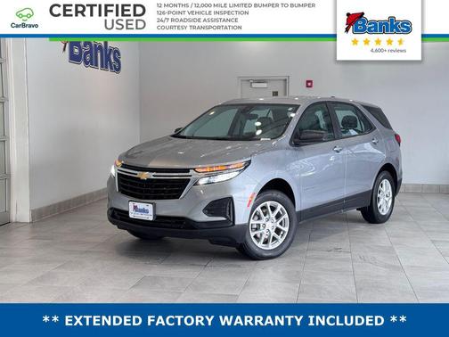 Sterling Gray Metallic 2024 Chevrolet Equinox LS