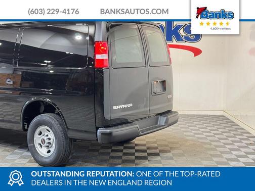 Onyx Black 2026 GMC Savana 2500 Work Van