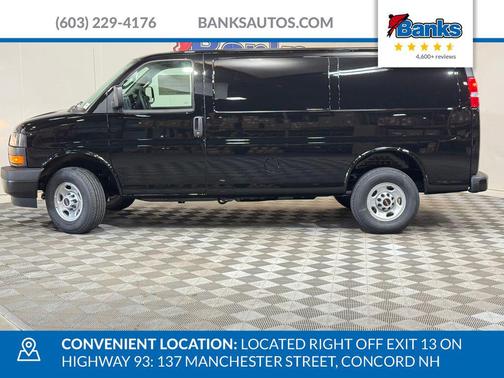 Onyx Black 2026 GMC Savana 2500 Work Van