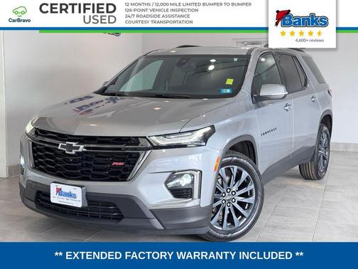 Sterling Gray Metallic 2023 Chevrolet Traverse RS