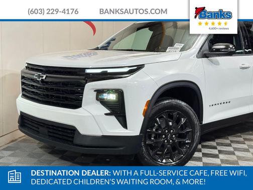 Summit White 2026 Chevrolet Traverse LT