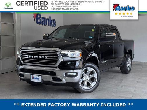 Diamond Black Crystal Pearlcoat 2024 RAM 1500 Laramie