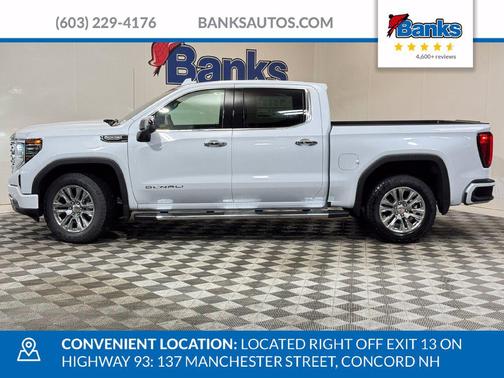 Glacier White Tricoat 2026 GMC Sierra 1500 Denali