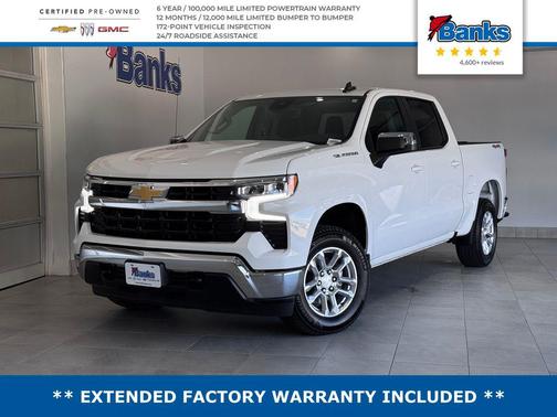 Summit White 2023 Chevrolet Silverado 1500 LT