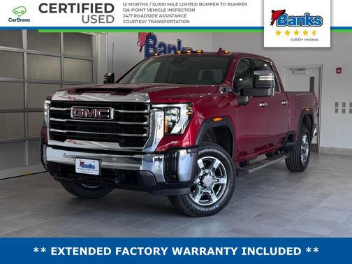 Volcanic Red Tintcoat 2025 GMC Sierra 2500 SLT