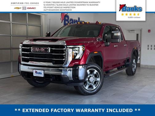 Volcanic Red Tintcoat 2025 GMC Sierra 2500 SLT