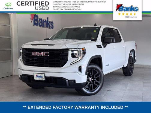 Summit White 2026 GMC Sierra 1500 Elevation
