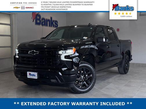 Black 2025 Chevrolet Silverado 1500 RST