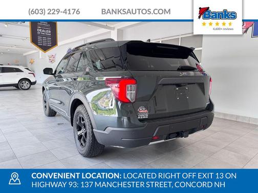 Forged Green Metallic 2023 Ford Explorer Timberline