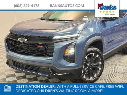 Lakeshore Blue Metallic 2026 Chevrolet Equinox AWD RS