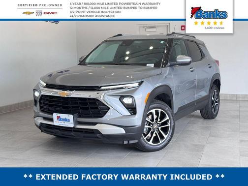 Sterling Gray Metallic 2025 Chevrolet Trailblazer LT
