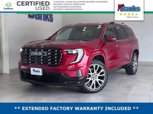 Volcanic Red Tintcoat 2026 GMC Acadia Denali