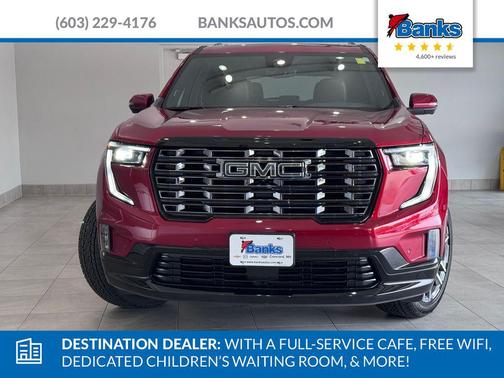 Volcanic Red Tintcoat 2026 GMC Acadia Denali